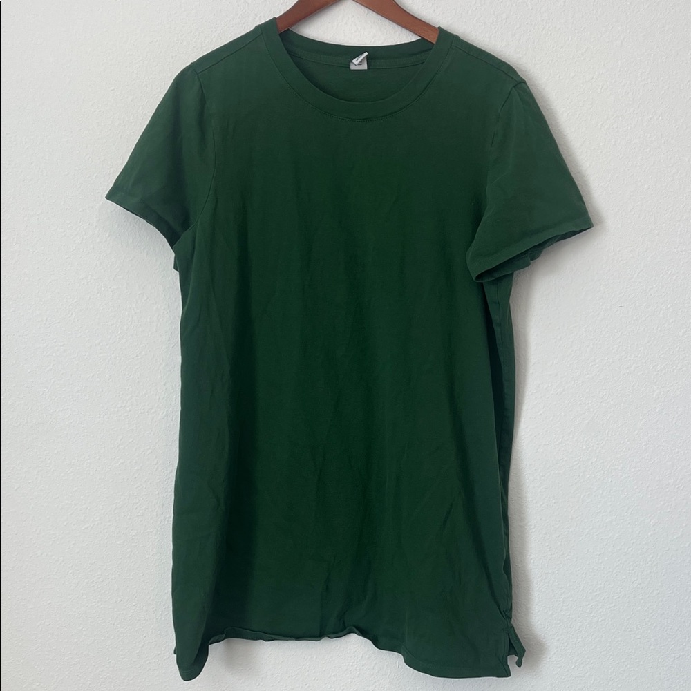 OLD NAVY Green Short Sleeve T-Shirt Dress